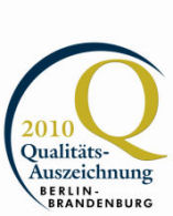 2010 Qualitts- Auszeichnung Berlin- Brandenburg